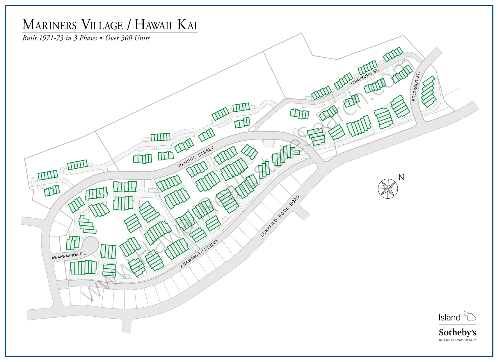 Mariners Village Hawaii Kai Map
